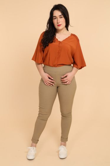 Max  Leggi pants, Beige chris,6502