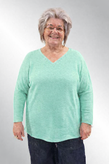 Mint grøn strik E 0126IT