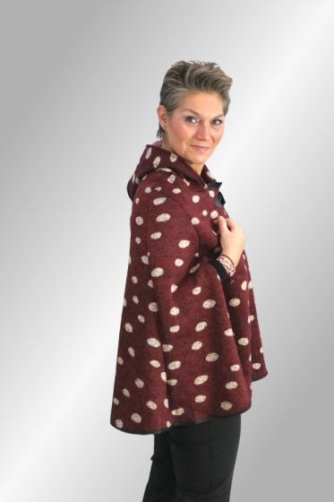 Sjal / cappe med hætte.