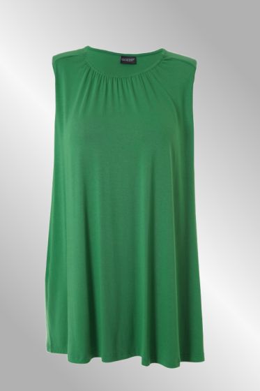 Grøn viskose top, Beata 242050