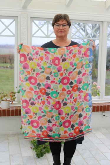 Blomster Tørklæde, NL2977