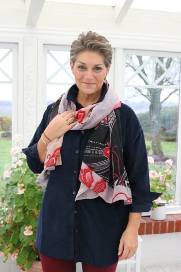 Sjal / tørklæde silke 250