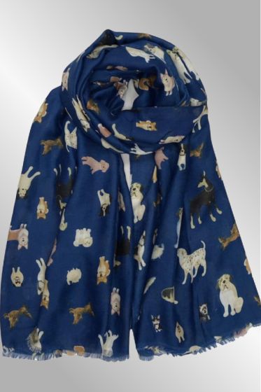 Hunde tørklæde, blå, JQ96205