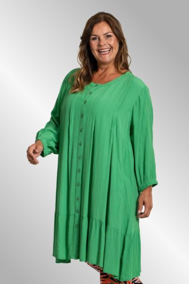 Græsgrøn tunika kjole, Amalie G233074