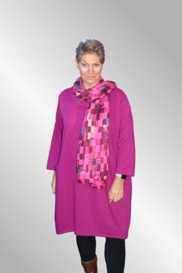 Fuchsia farvet kjole, Mille De