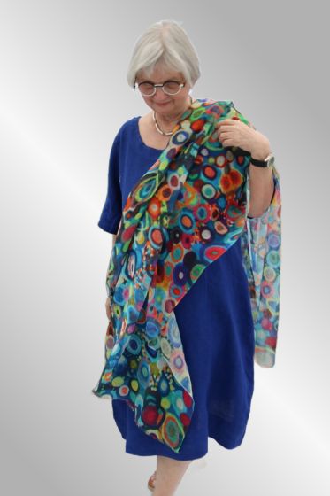 Tørklæde i hør / bomuld, NL Otr 4606