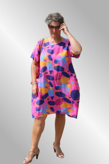 Pink hørkjole, Step Stone