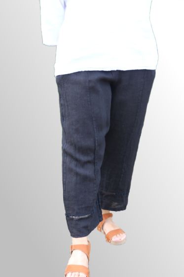 Sort hør buks, Bella Monica, Sort