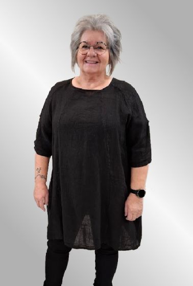 Sort hør tunika, 070423