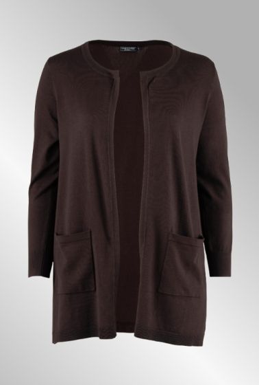 Brun åben cardigan, Helsinki SG132