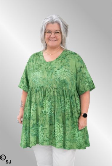 Grøn viskose tunika, Angle, Mette JG1829R