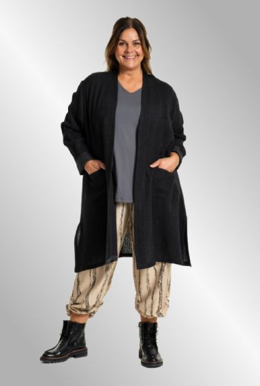 Lang sort cardigan, G244039