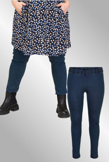 Mørkeblå denim leggings Maya, G215064