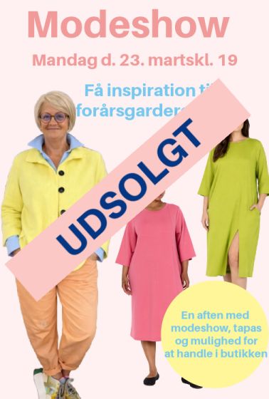 Modeshow mandag d. 23. marts
