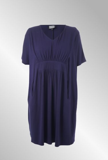 Mørk blå viskose tunika / kjole 242002