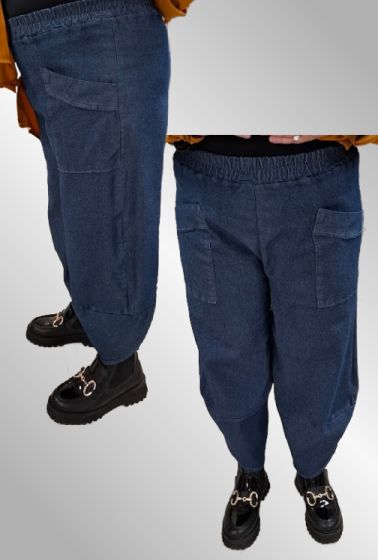 Mørk denim buks, 25022A