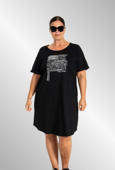 T-shirt/tunika med print, G253205