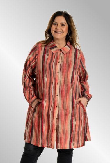 Koral / multicolor tunika, 255042