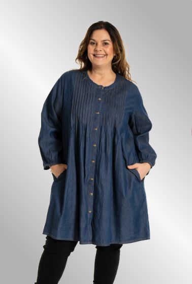 Johanne tunika, denim, 255071