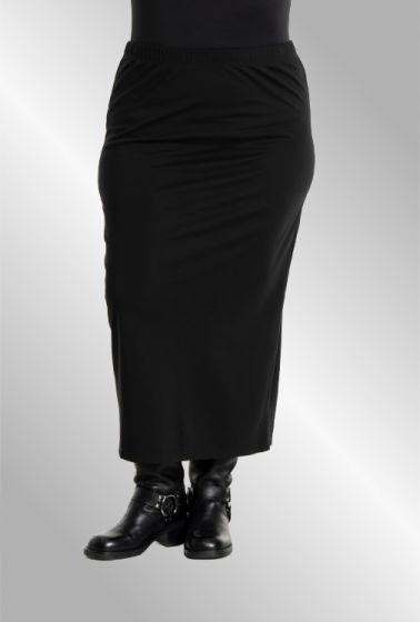 Sort lang nederdel, G255089