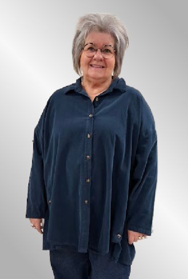 Blå fløjlsskjorte, 37022