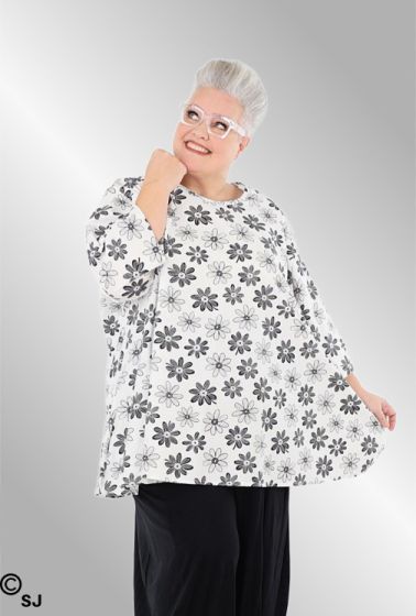 Hvid print tunika, AKH Jasmina 593