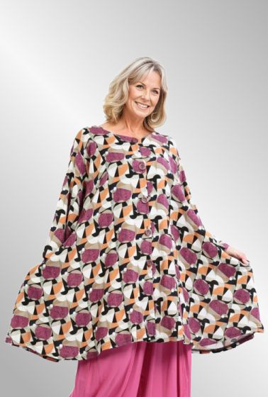 Multicolor jakke / tunika AKH 6570, Hinata