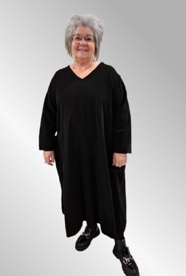 Sort fløjlskjole, 91745