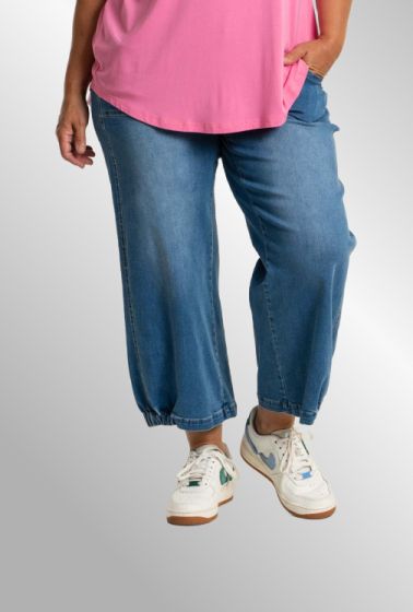 Baggy pants lys denim blå, Clara 9904