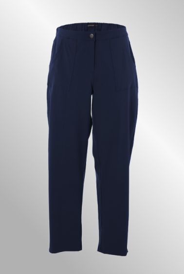 Navy baggy pants straight leg, Clara 9911