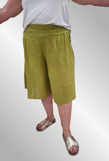 Oliven hørshorts, Bello