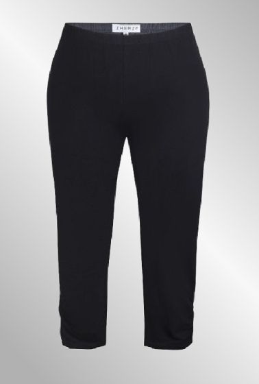 Sort Pirat bomulds leggings, Kant 2403823