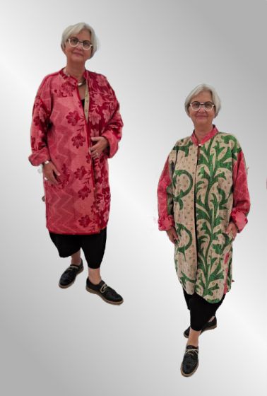 Vendbar frakke / cardigan jakke, Gaia 1