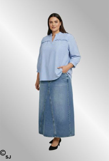 Denim nederdel, Fanella