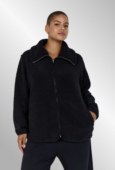 Teddy cardigan, Sort W20658