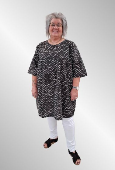 Sort print tunika, AHK 6765s