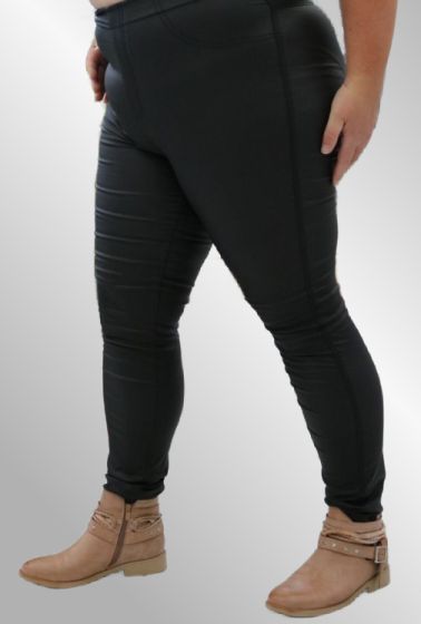 Sort coatet leggings, Aleia Dny, 34429
