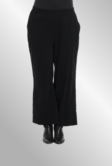 Sorte fløjlsbukser GEbba, G256027