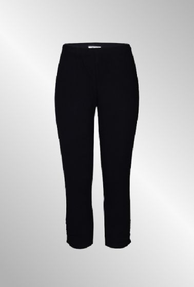 Sort pirat leggings, bomuld, Kant, 2204928 