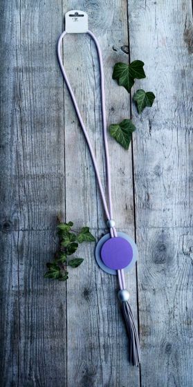 Lang gummikæde , lilla