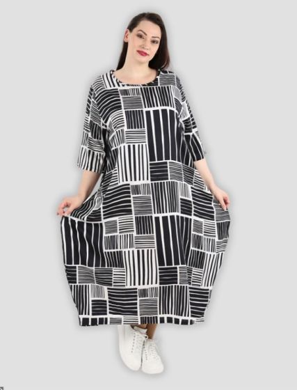 Sort/hvid AKH kjole, 1926