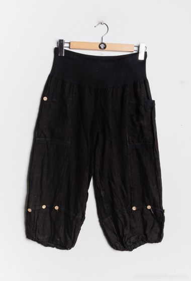 Kort sort hør buks, Ore  HL1001