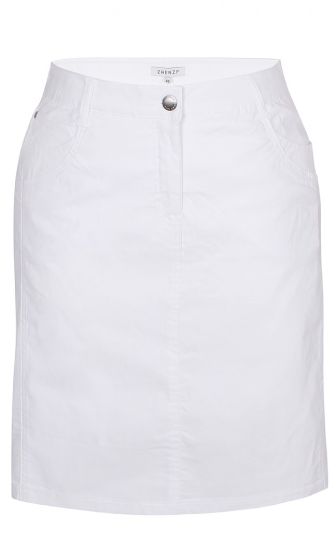 Boyer skirt, hvid