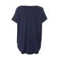 Ensfarvet T-Shirt fra Gozzip, Navy, Gitte 9905