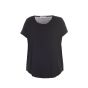 Viskose T-Shirt, Sort 9905, Gozzip