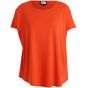 Ensfarvet T-Shirt fra Gozzip, orange, Gitte 9905