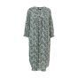 Grøn printet kjole, G251005