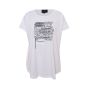 Hvid t-shirt med print, G253206