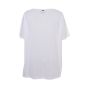 Hvid asymmetrisk t-shirt, G253211