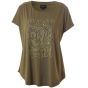Oliven Gitte T-shirt med print, G255082